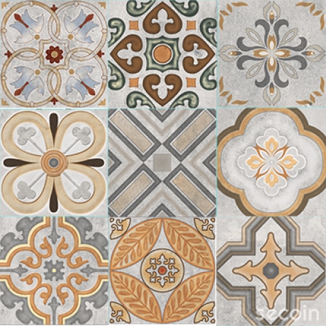 ENCAUSTIC POTTERY TILE MIX GPM 2590